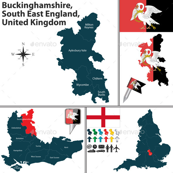 Buckinghamshire, South East England, UK - Travel Conceptual