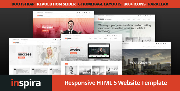 Fabulous Inspira - Responsive HTML 5 Website Template