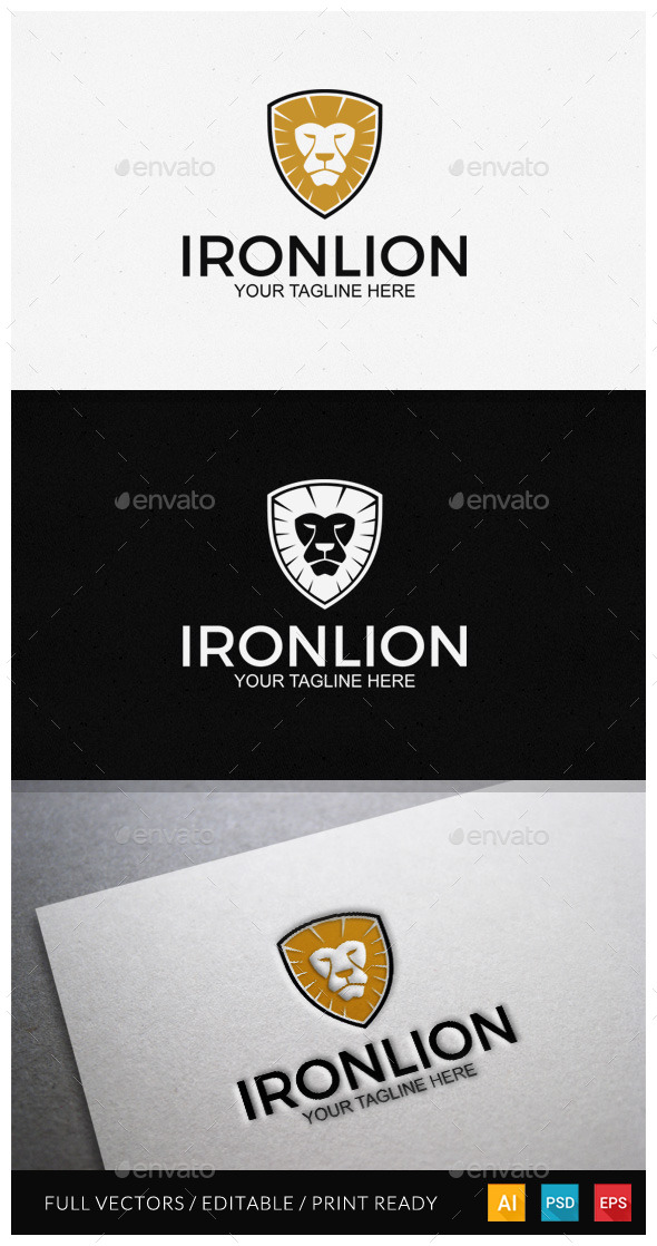 Lion Logo Template - Animals Logo Templates