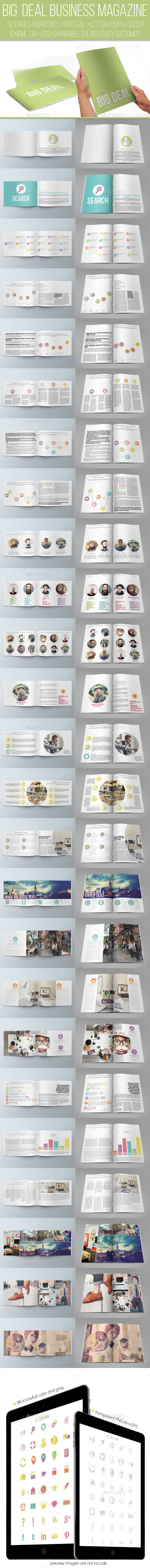 Big Deal Business Magazine - Magazines Print Templates