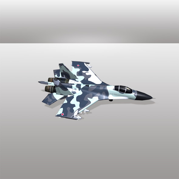 Su 30 Aircraft - 3Docean 11969587