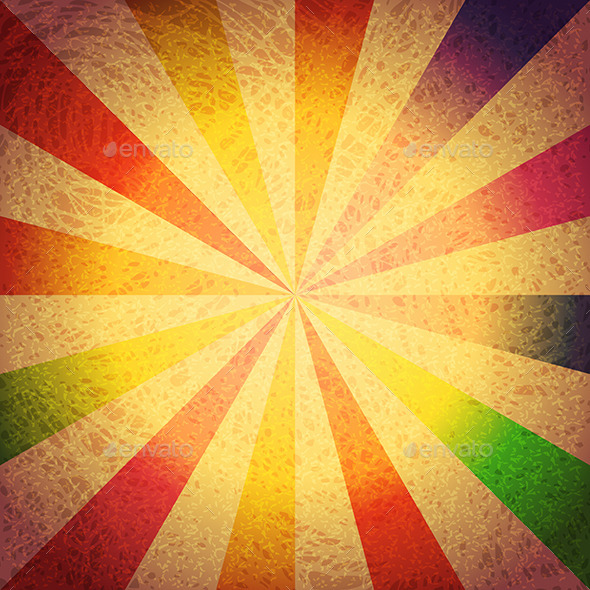 Vintage Striped Grunge Background - Backgrounds Decorative