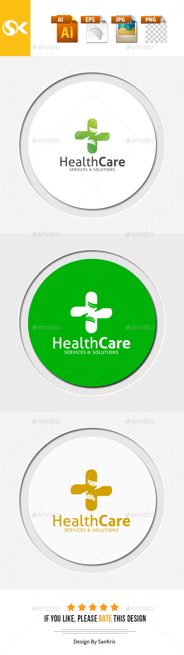 Health Care - Symbols Logo Templates