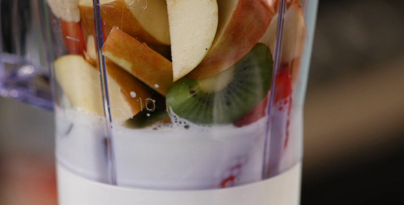Smoothie Fruits In Blender