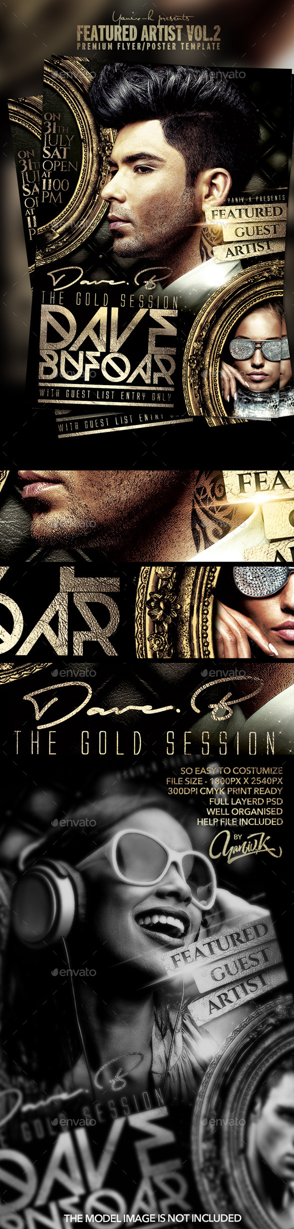 Featured Artist Vol.2 - Golden Boy - Clubs & Parties Events