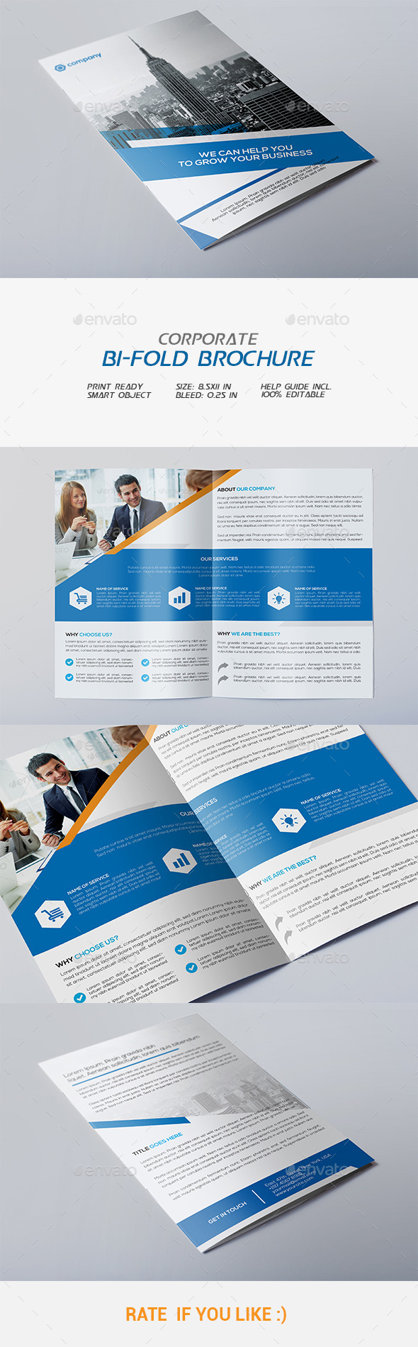 Corporate Bi-fold Brochure - Corporate Brochures