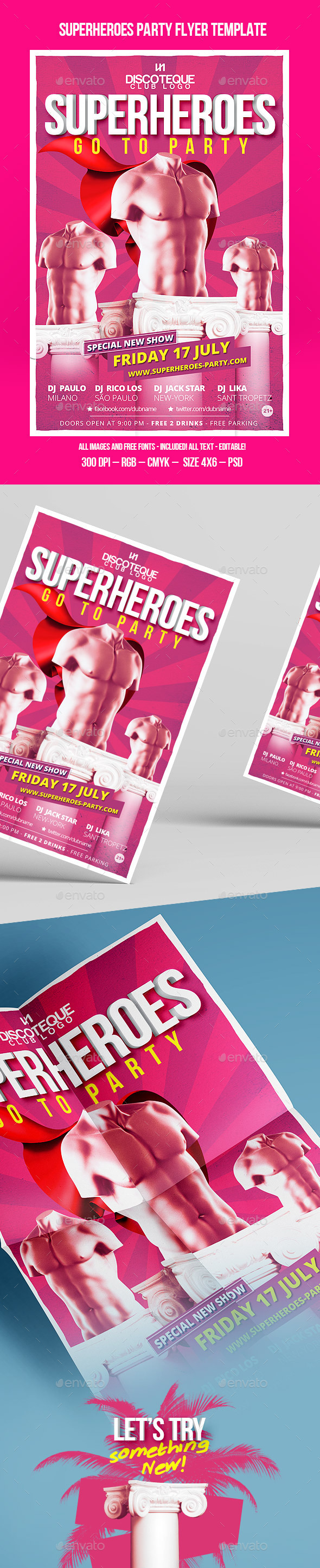 Gay Party Flyer - Clubs & Parties Events