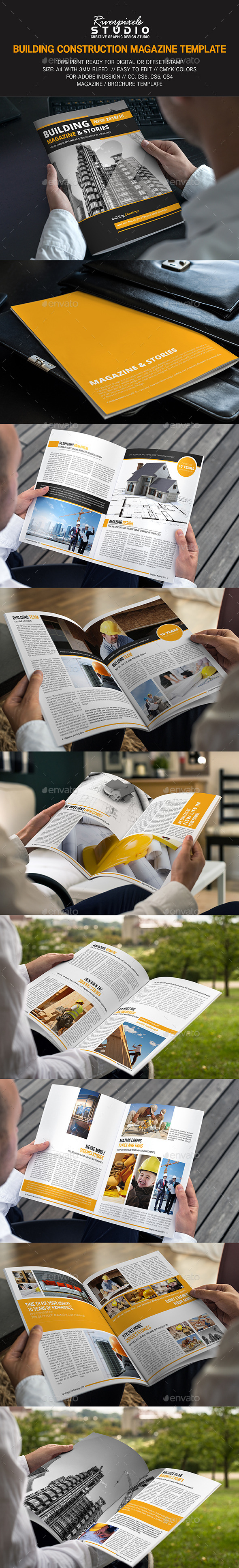 Building Construction Magazine - Magazines Print Templates