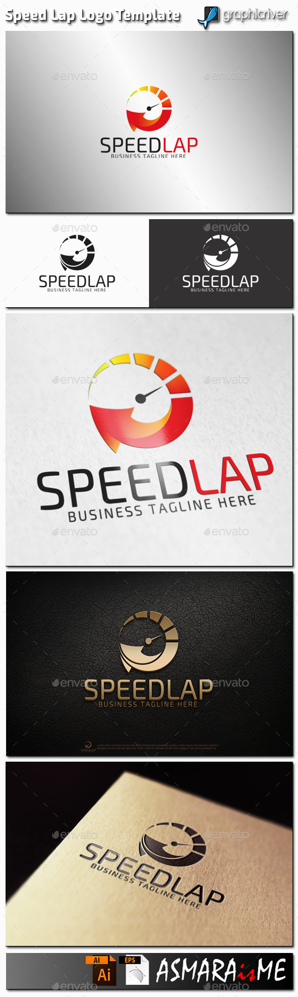 Speed Lap Logo - Abstract Logo Templates