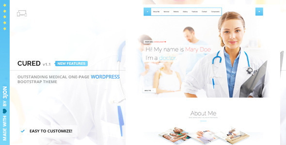 Cured - One - ThemeForest 11980060