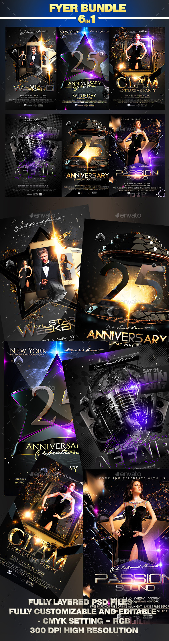 Luxury Flyer Bundle - Events Flyers