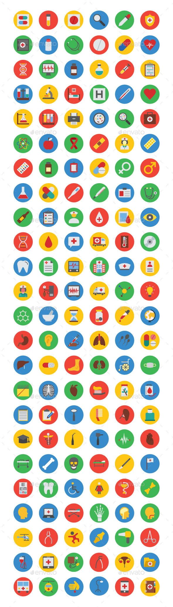 125+ Medical Vector Icons - Icons