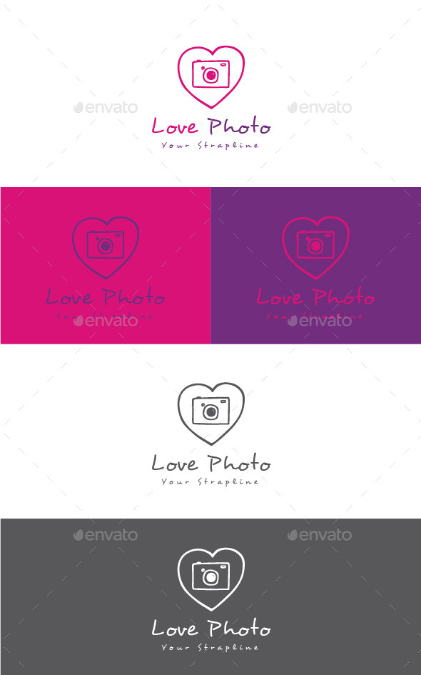 Love Photo Logo - Symbols Logo Templates