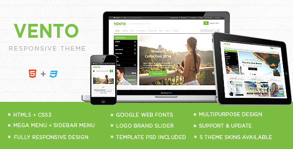 Vento - Responsive E-commerce HTML5 Template