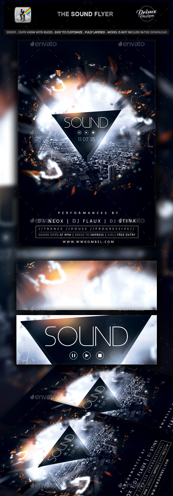 The Sound Flyer - Events Flyers