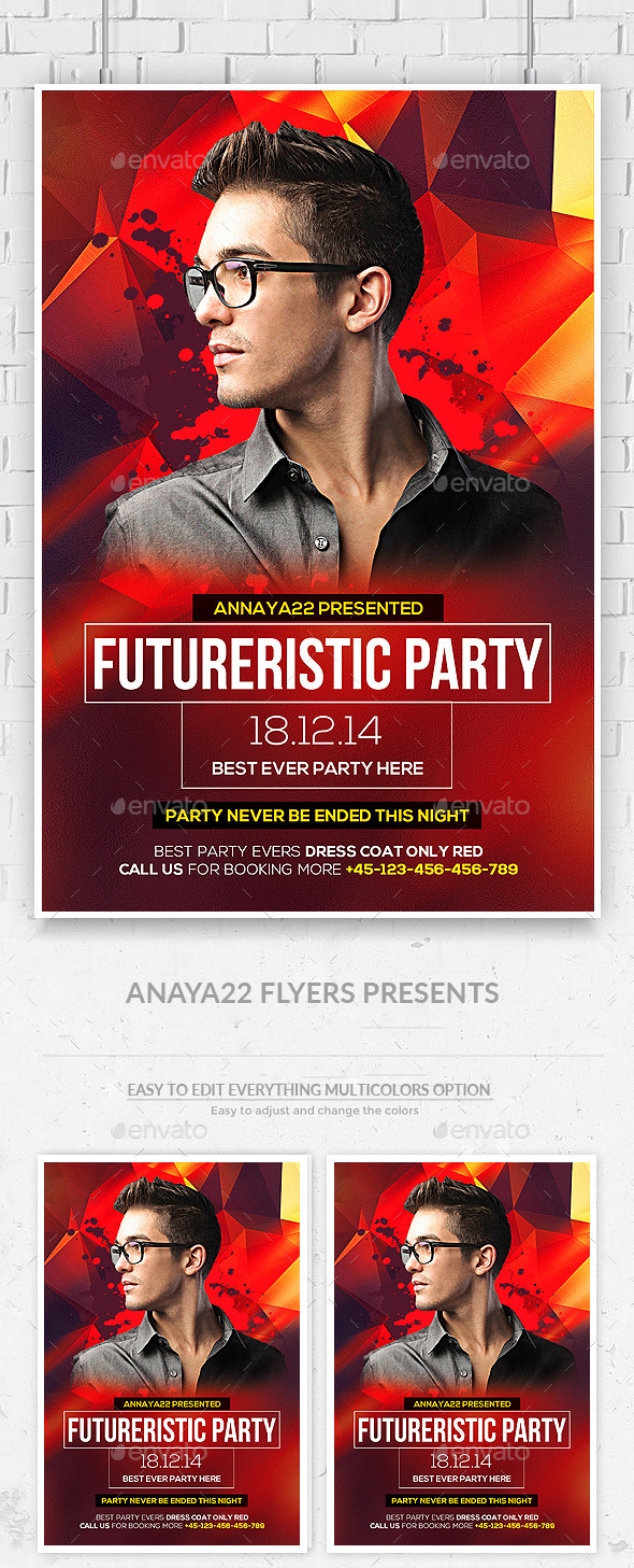 DJ Flyer Template PSD - Clubs & Parties Events