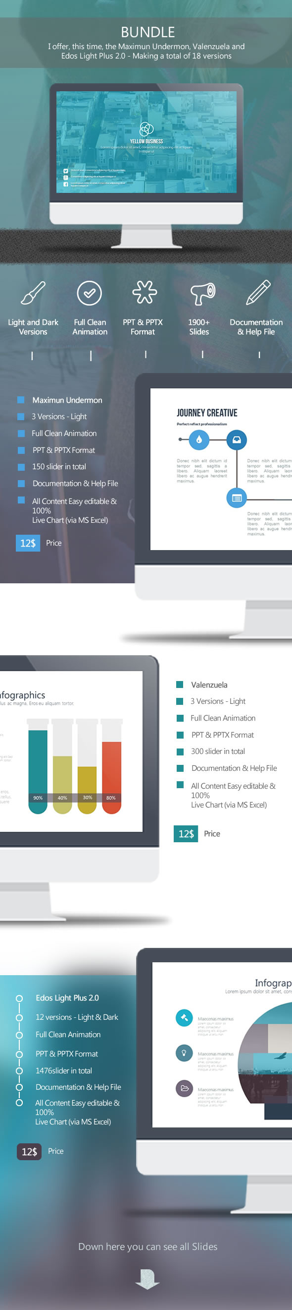Bundle - Abstract PowerPoint Templates