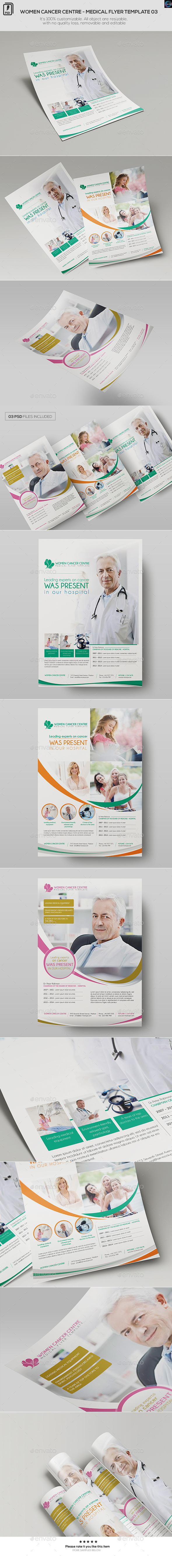 Women Cancer Centre - Medical Flyer Template 03 - Corporate Flyers