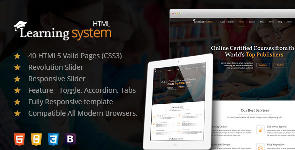 Learning Management System - ThemeForest 10869741