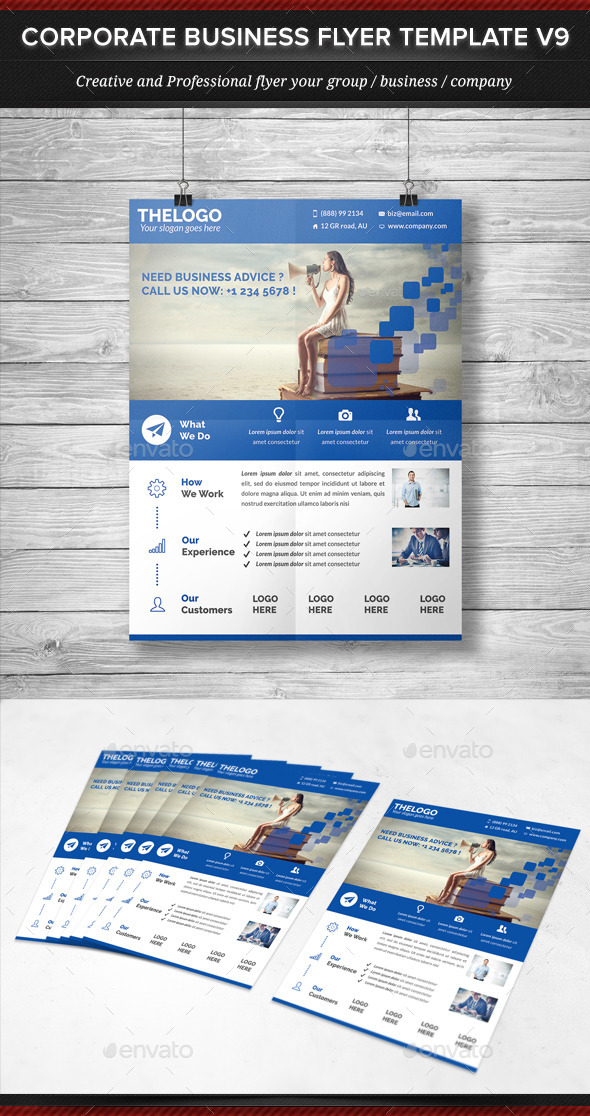 Corporate Business Flyer Template V9 - Corporate Flyers