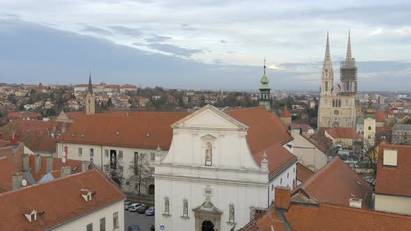 Panoramic view of Zagreb alt