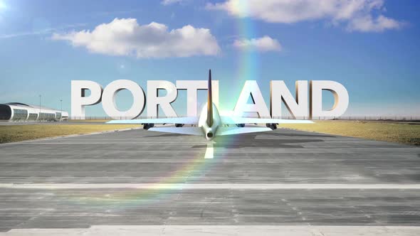 Commercial Airplane Landing Capitals And Cities   Portland