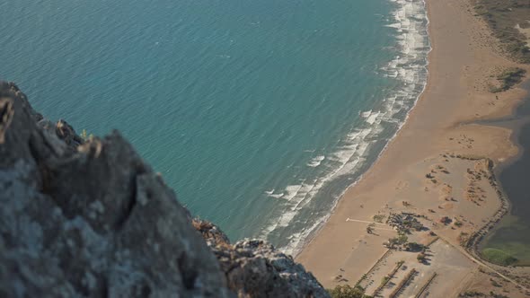 Iztuzu Beach View From Hill in Dalyan of Turkey alt