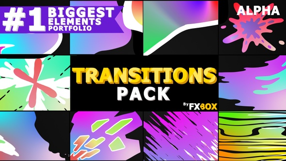 Gradient Transitions | Motion Graphics Pack