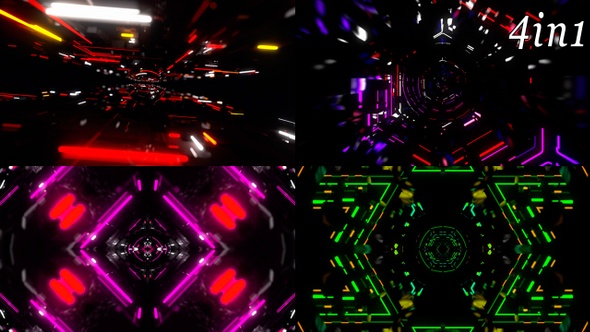 Neon Valley - Vj Loop Pack (4in1) alt