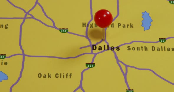 Map Of Dallas Pinned 02b