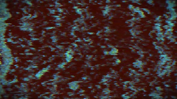 Cyberpunk Multicoloured Glitchy Damaged Background
