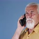 Old Man Getting Nervous On The Phone - VideoHive Item for Sale
