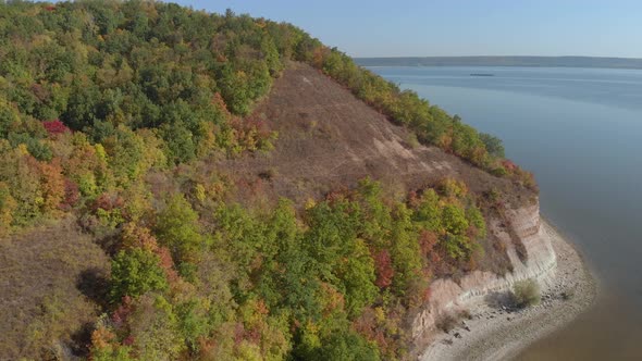 Aerial Shot Of Hilly Island alt