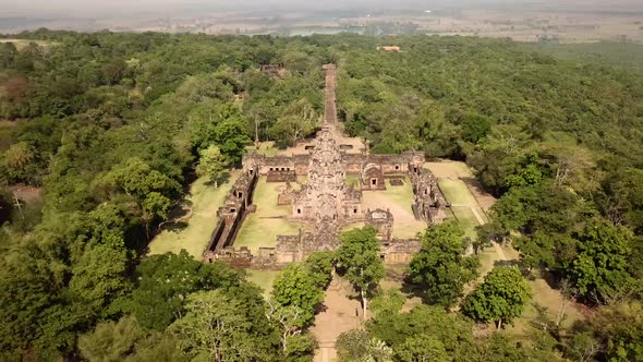 Phanom Rung Historical Park Aerial View in Buriram, Thailand alt