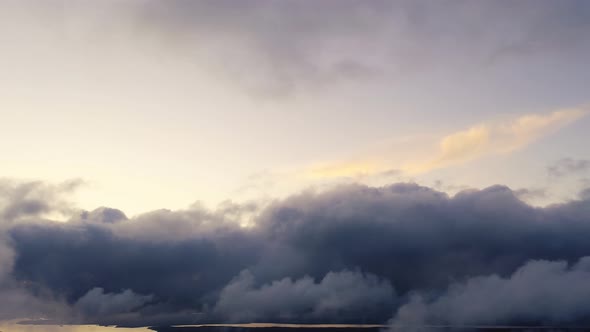 Time lapse storm sky with clouds background. Timelapse of stormy clouds  alt
