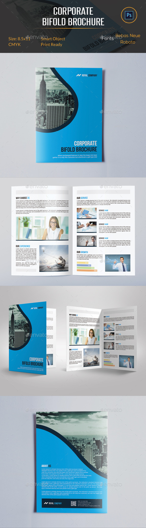 Corporate Bifold Brochure - Corporate Brochures