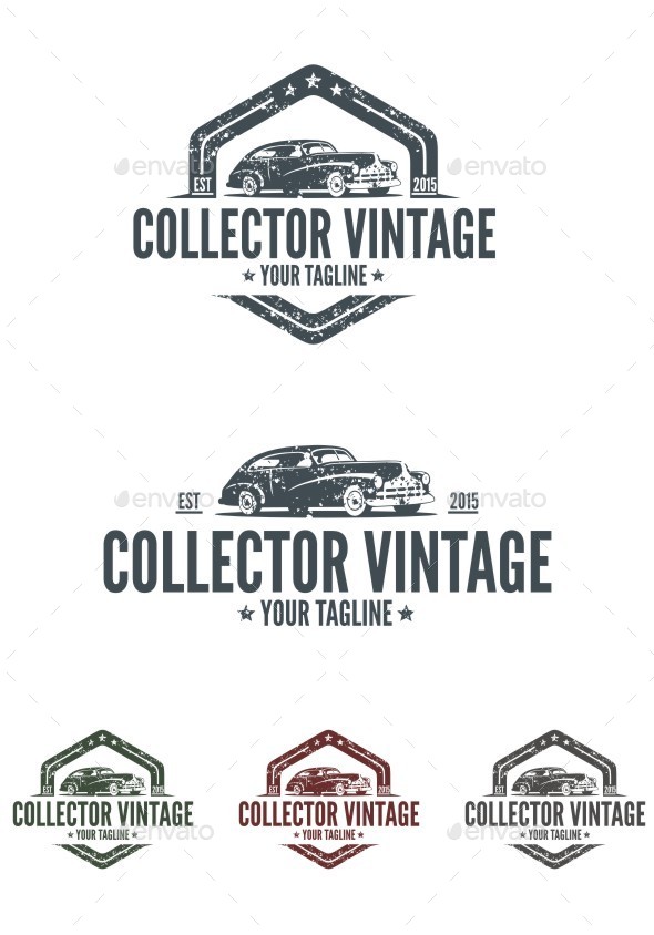 Collector Vintage Logo - Objects Logo Templates