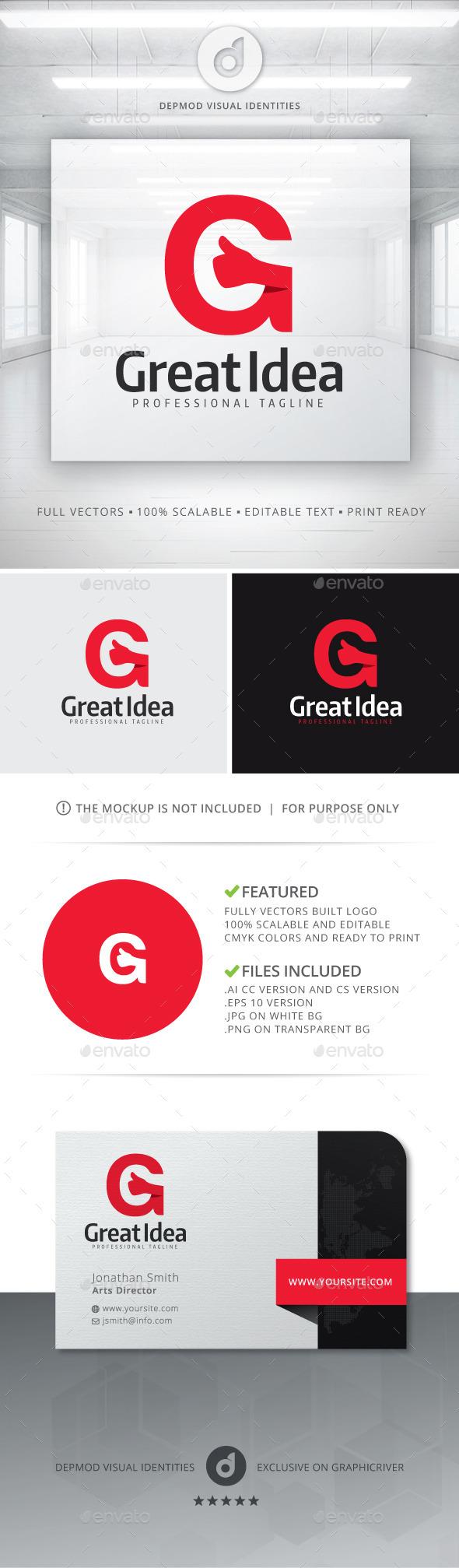 Great Idea Logo - Letters Logo Templates
