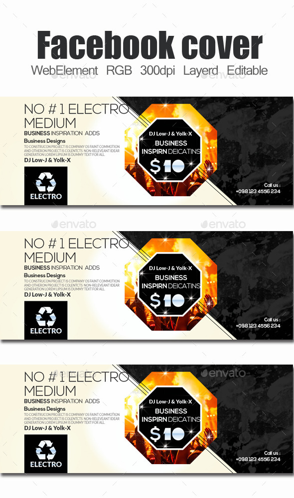 Electro & Futuristic Facebook Timeline - Facebook Timeline Covers Social Media
