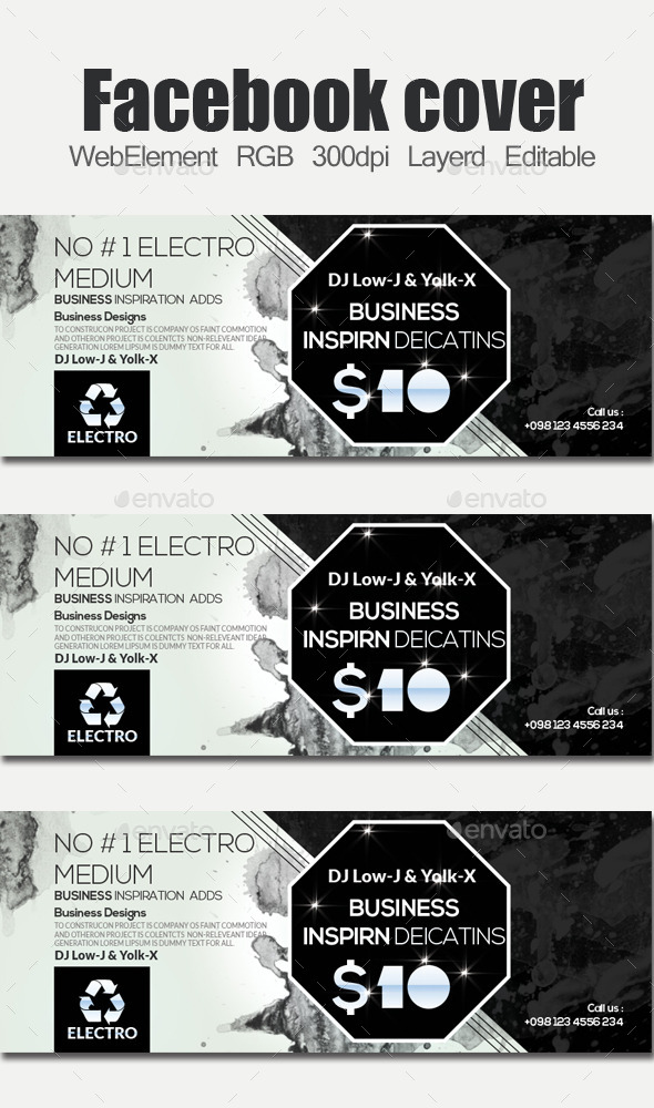 Electro & Futuristic Facebook Timeline - Facebook Timeline Covers Social Media