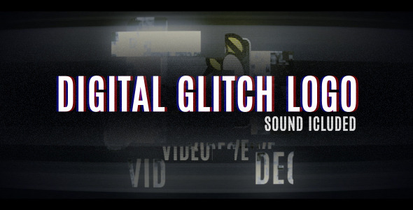 Digital Glitch Logo