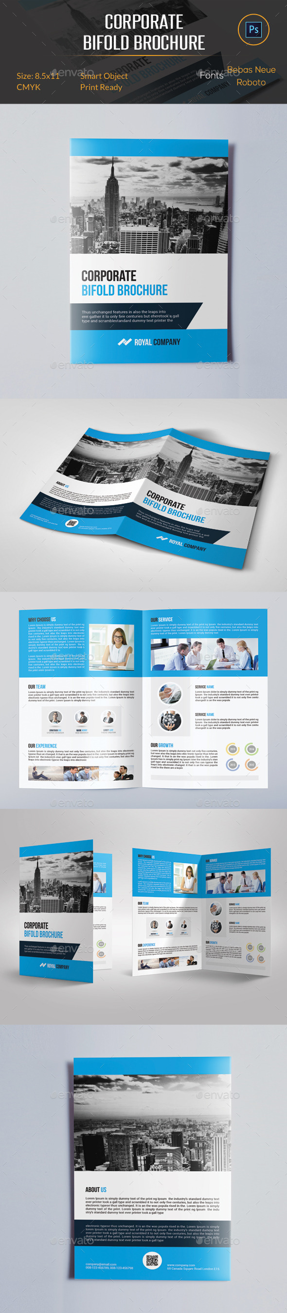 Corporate Bifold Brochure - Corporate Brochures