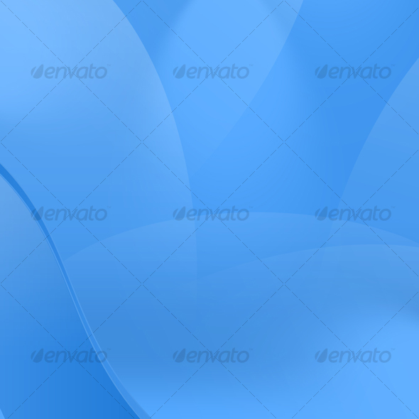 Glossy Blue Curved Abstract Background - Abstract Backgrounds