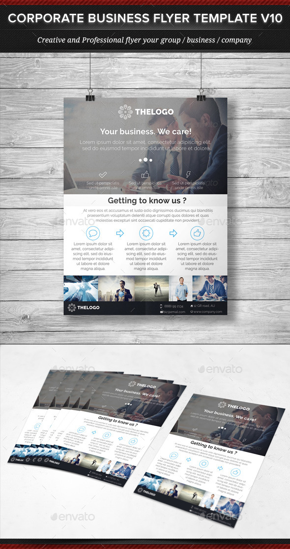 Corporate Business Flyer Template V10 - Corporate Flyers