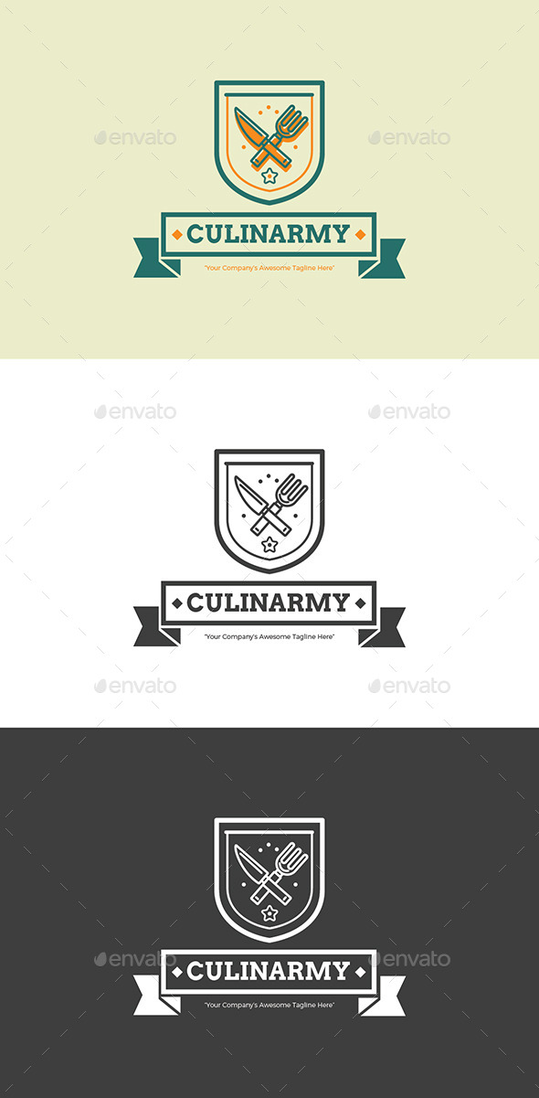 CulinArmy - Objects Logo Templates