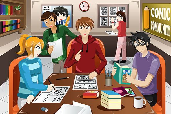 Drawing Comic Community - People Characters