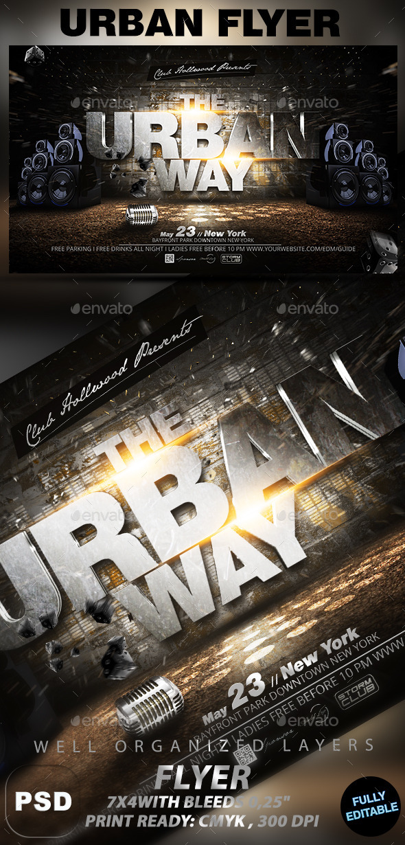 The Urban Way - Events Flyers