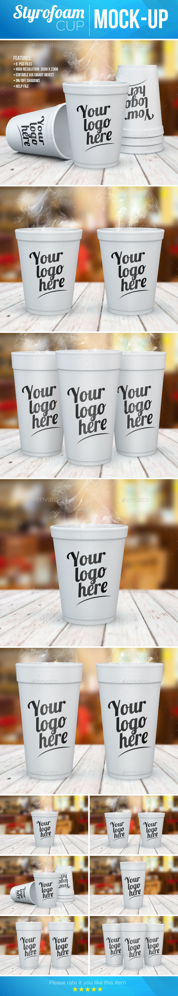 Download Styrofoam Cup Mock Up By Alkdesign Graphicriver