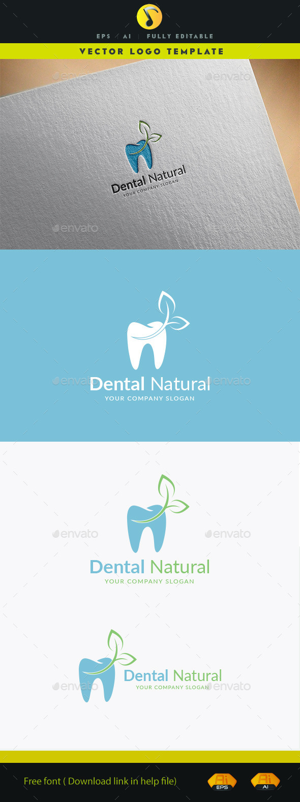 Dantal Natural - Symbols Logo Templates