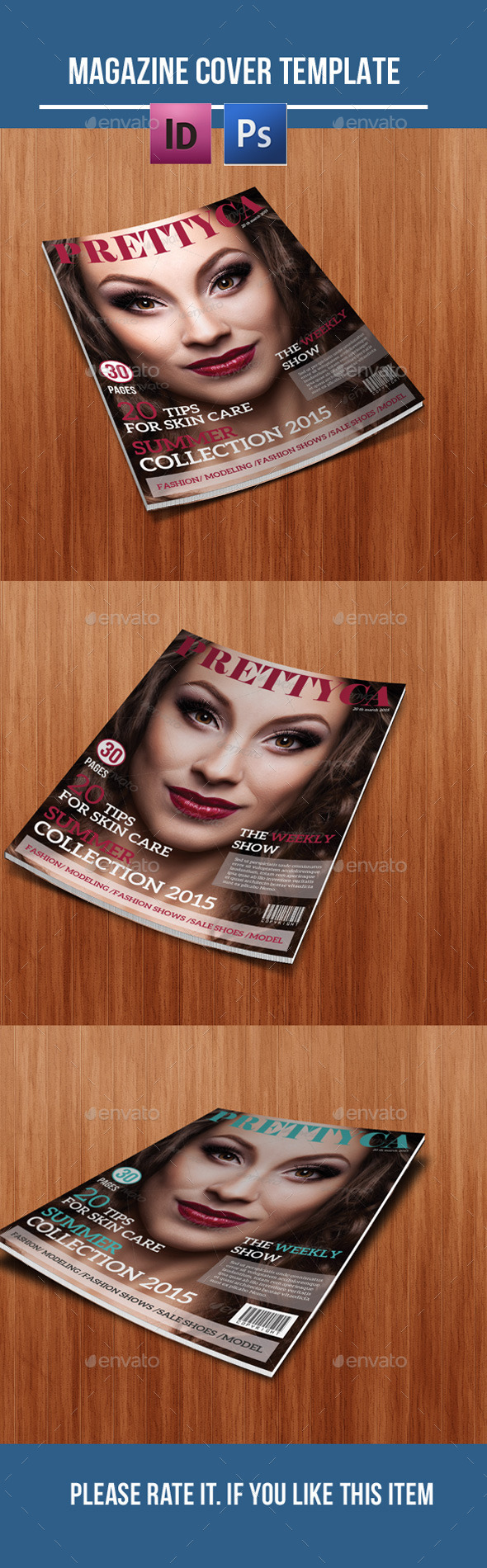 Magazine Cover page - Magazines Print Templates